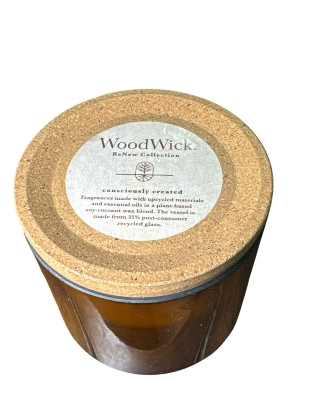WoodWick ReNew Collection Ginger & Turmeric Candle in Recycled Glass Jar with Co - Picture 3 of 5